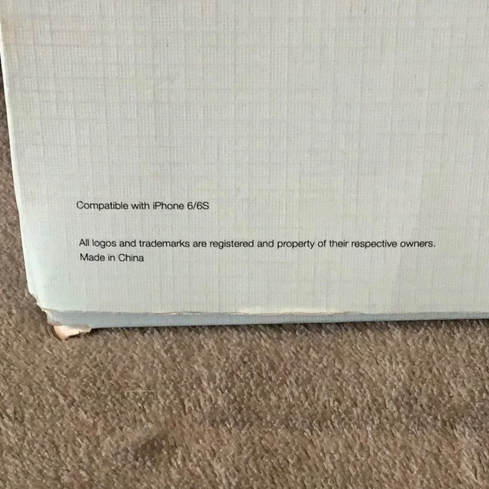 NIB Chiara Ferragni Denim Iphone 6 Case